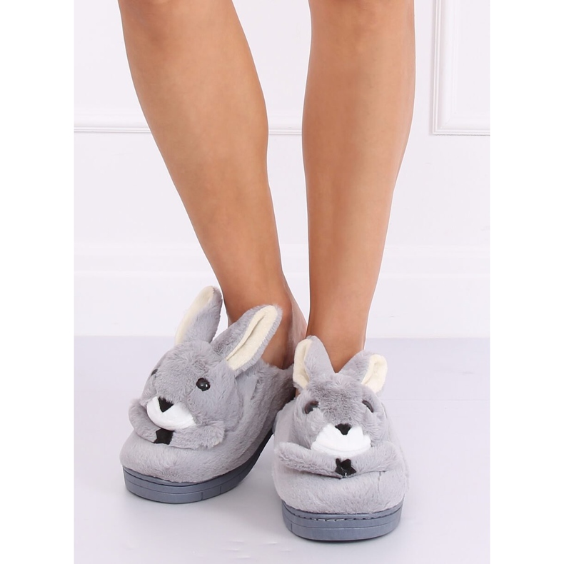 Zelene papuče zečice siva MA17 Siva 1