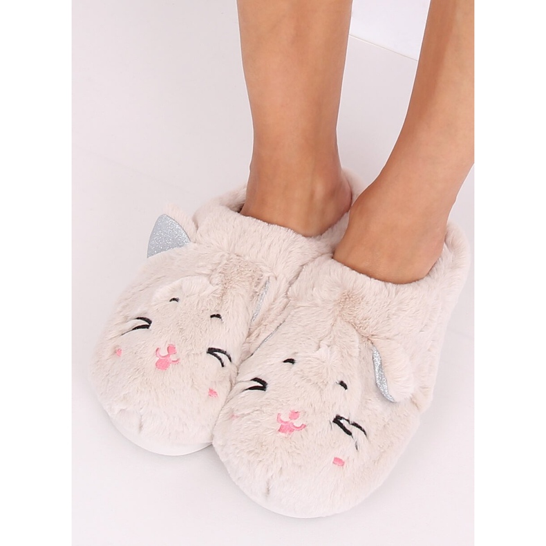 Ženske bež papuče MA16 Milk White 1