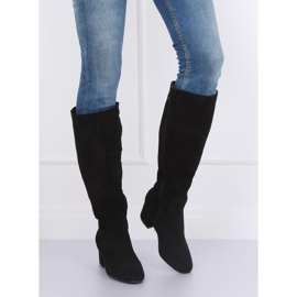 Crne čizme s visokom petom YQ218P Crna Ii žanr 2