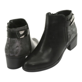 M.Daszyński Jodhpur čizme Daszyński 1919 crna kopča siva 4