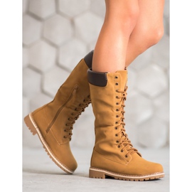 Seastar Tople čizme na vezanje smeđa 1