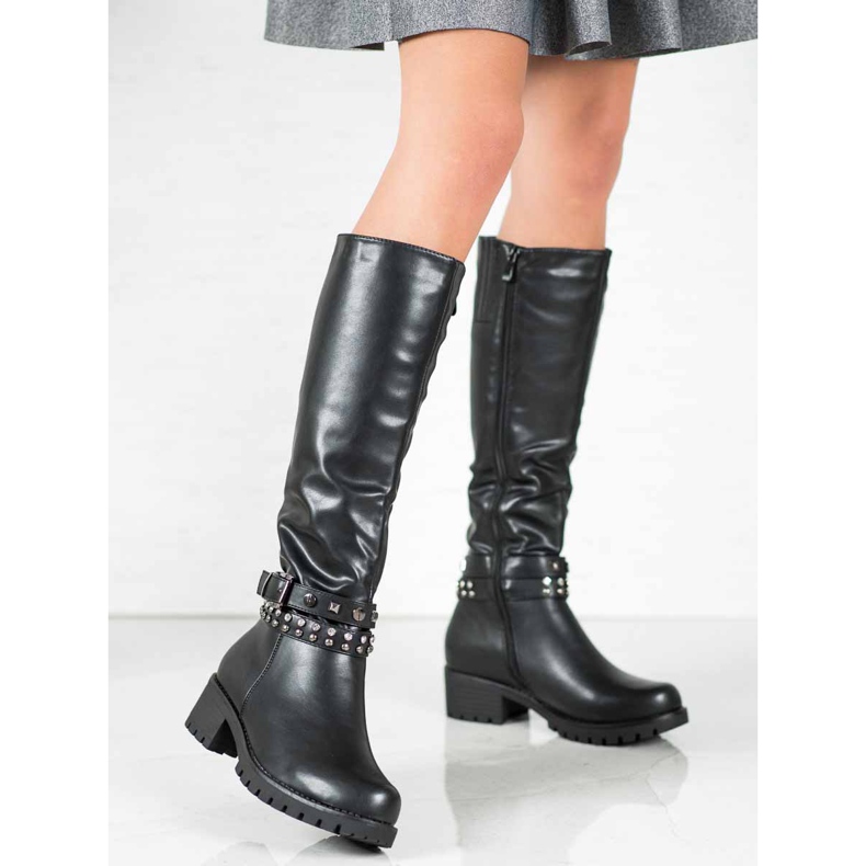 Nio Nio Čizme s ortopedskom petom crna 2