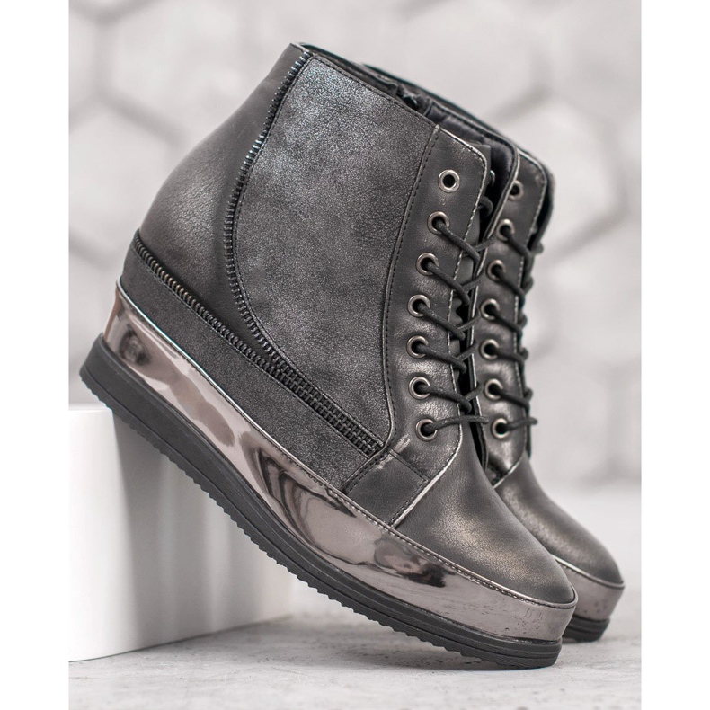 Sergio Leone Srebrne tenisice siva 1