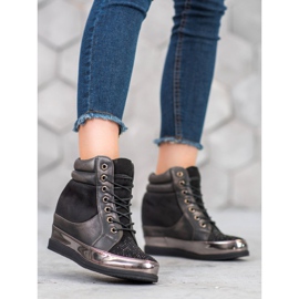 Sergio Leone Tenisice s kristalima crna 1