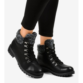 Crne planinarske čizme bez izolacije Z186 crna 2