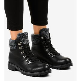 Crne planinarske čizme bez izolacije Z186 crna 1