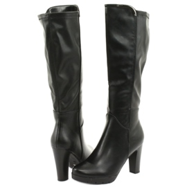 M.Daszyński Čizme na stupu Daszyński SA50 crna 4