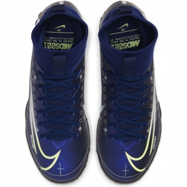 Nike Mercurial Superfly 7 Academy Mds Tf Jr BQ5407 401 nogometna cipela tamnoplava tamnoplava 1