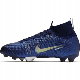 Nike Mercurial Superfly 7 Elite Mds Fg Jr BQ5420 401 nogometna cipela plava plava 2