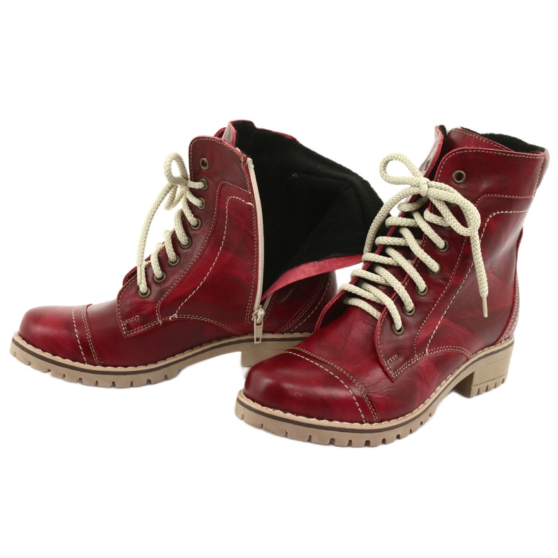 Izolirane čizme s klizačem Naszbut 845 crvena 5