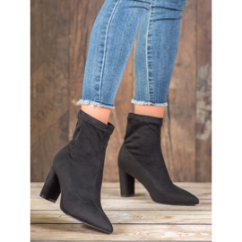 Filippo Elegantne čizme navlačenje crno 1