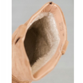 Seastar Bež ravne čizme 2