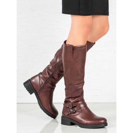 Super Me Tople čizme crvena 2