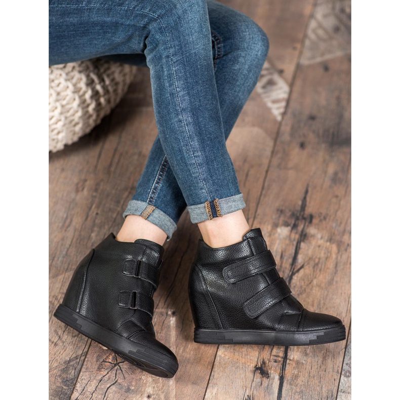 Sergio Leone Tenisice od eko kože crno 2