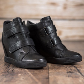 Sergio Leone Tenisice od eko kože crno 1