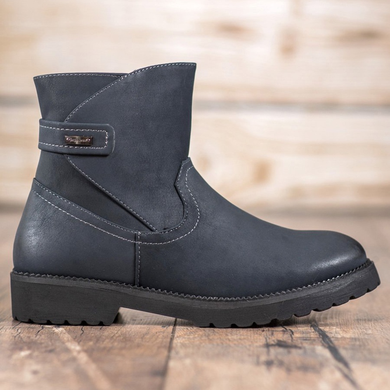 Sergio Leone Udobne čizme tamnoplave boje mornarsko plava raznobojna 1