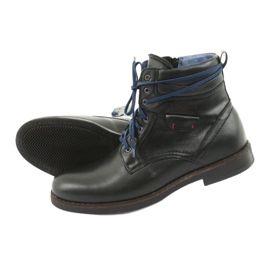 Nikopol Muške kožne čizme izolirane s patentnim zatvaračem 700 crne crna 5