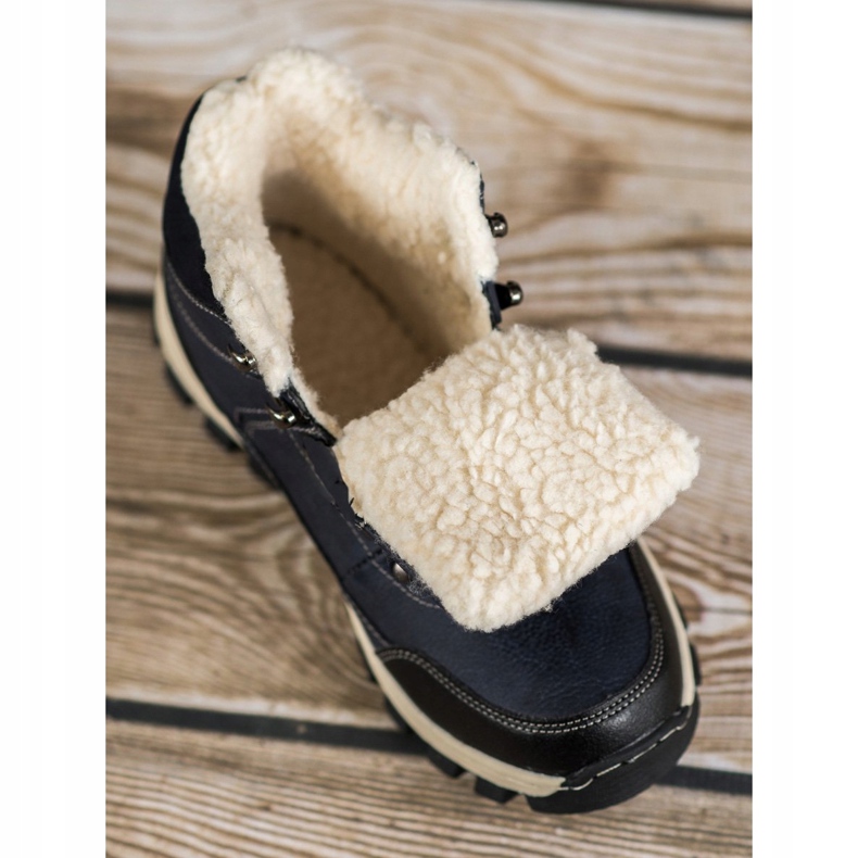 Arrigo Bello Zimske čizme na vezanje plava 1