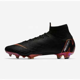 Nike Mercurial Superfly 6 nogometne cipele crno crno 1