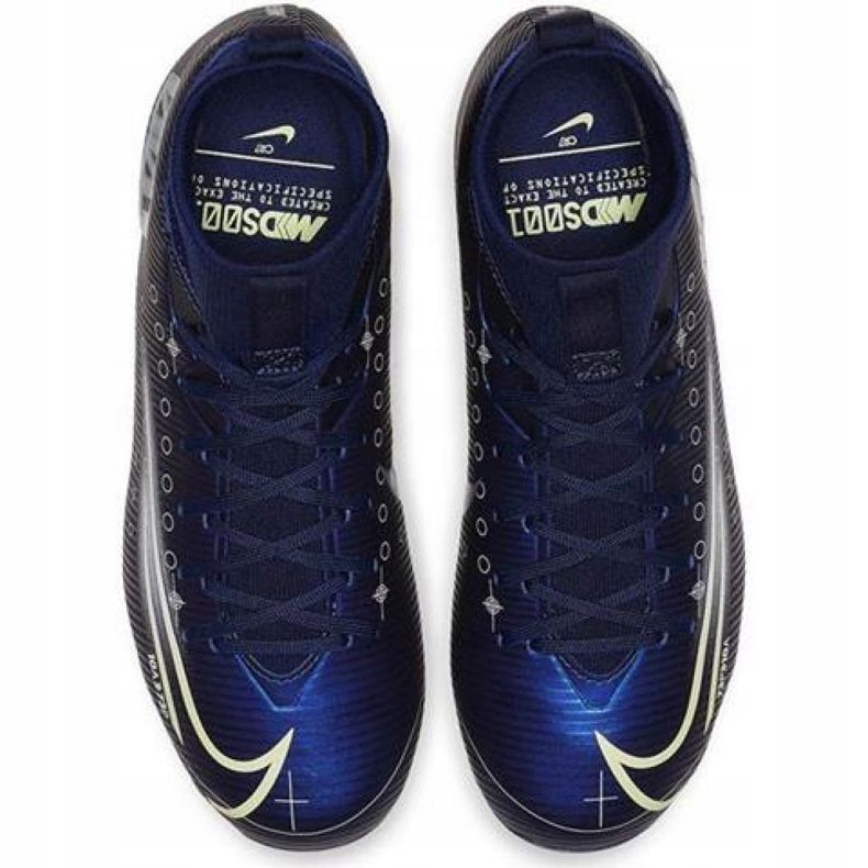 Nike Mercurial Superfly 7 Academy Mds FG / MG Jr BQ5409 401 nogometna cipela tamnoplava tamnoplava 2