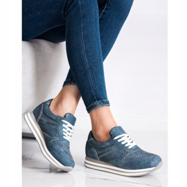 Kylie Sportske cipele od eko kože plava 2