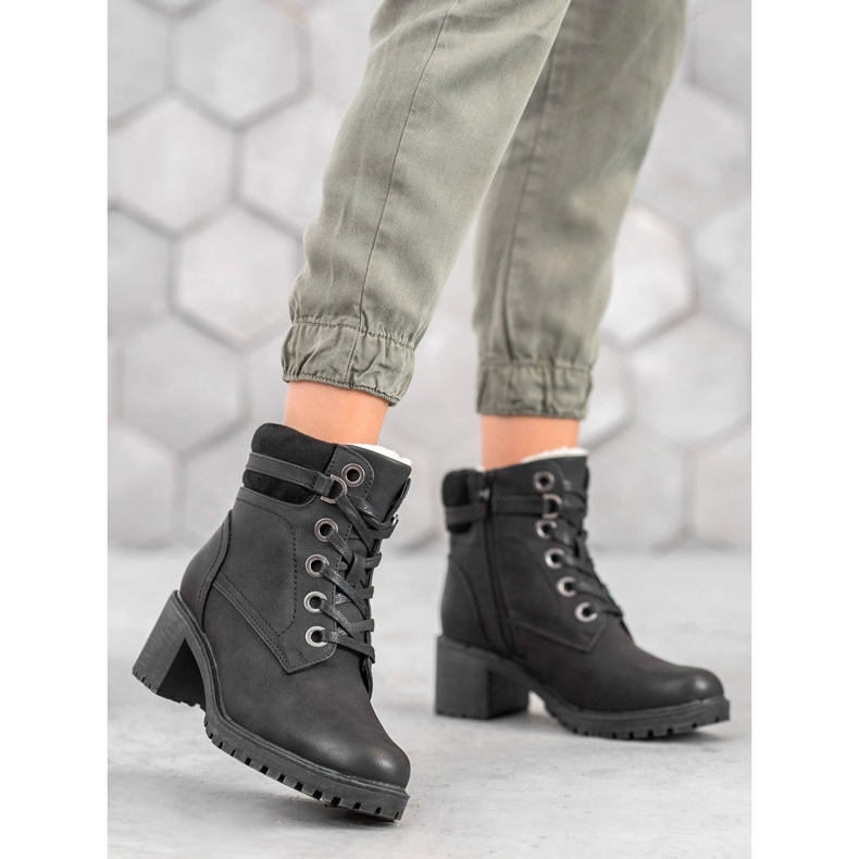 Goodin Tople čizme s visokim potpeticama crno 2