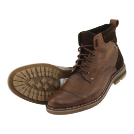 Vezane tople gležnjače Moskała BR-4 smeđa 5