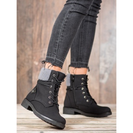 Kayla Traperi s ovčjom kožom crno 1