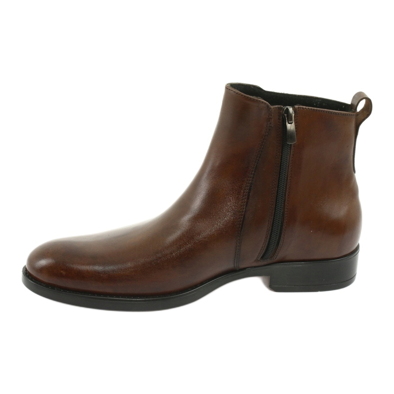 Moskała Mozaik kožne gležnjače smeđa 2