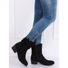 Ženske čizme od antilopa crne 3893 Crne crna 1