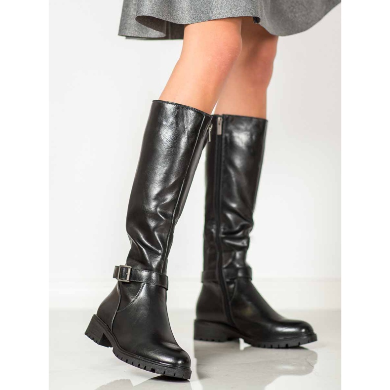 Filippo Crne čizme s elastikom crno 2