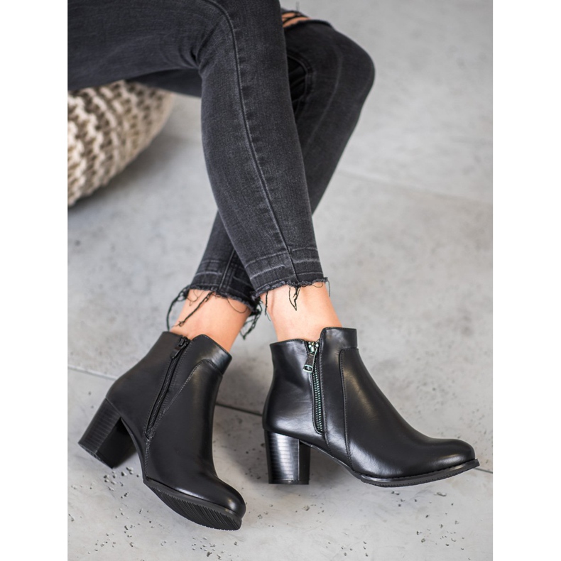 J. Star Čizme s patentnim zatvaračem crna 1