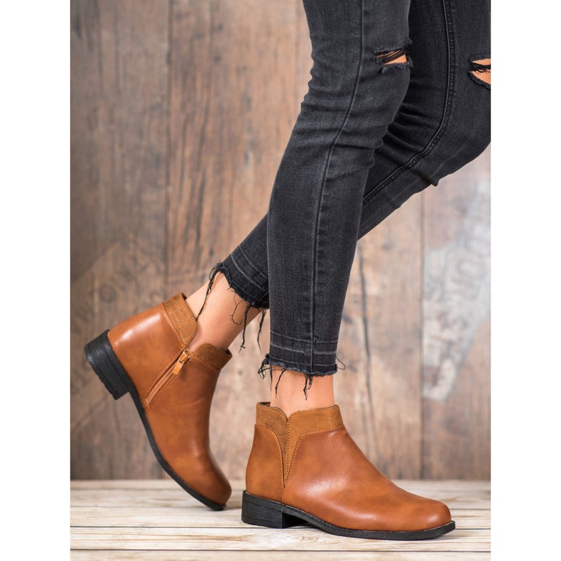 Small Swan Ležerne čizme od kamile smeđa 1