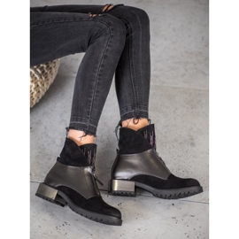 Goodin Tople modne čizme crno siva 2