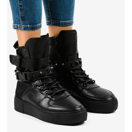 Crne ravne tenisice Y-025H crno 1