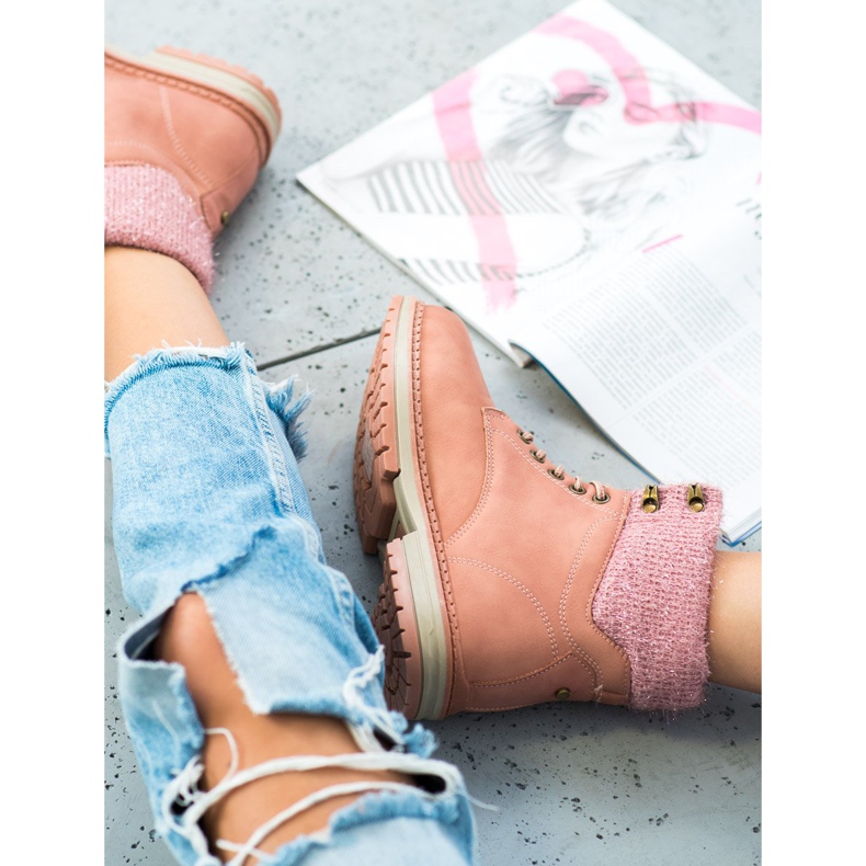 SHELOVET Traperi sa sjajem ružičasta 2