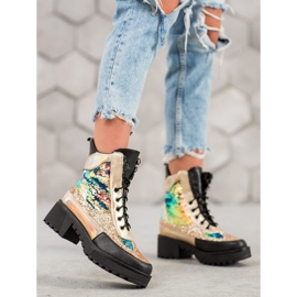 Seastar Čizme na modnoj platformi crna 1