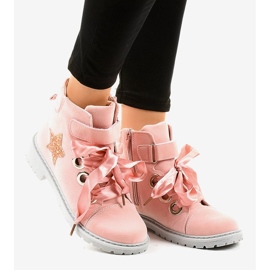 BM Ružičaste planinarske čizme sa zvjezdicom TL51-4 ružičasta 1