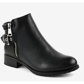 Crne ravne čizme Jodhpur KA525SL crna 1