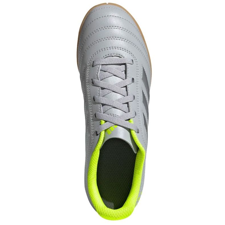 Unutarnje cipele adidas Copa 20.4 U Jr EF8354 siva srebro 1