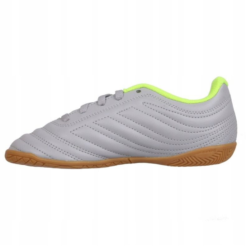 Unutarnje cipele adidas Copa 20.4 U Jr EF8354 siva srebro 2