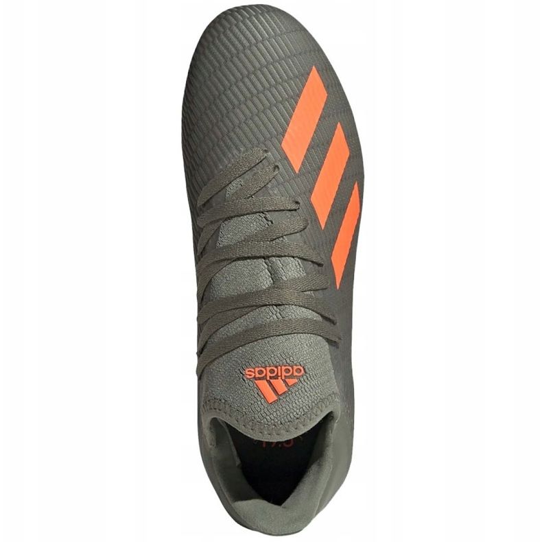 Kopačke Adidas X 19.3 Fg Jr EF8374 siva siva 1