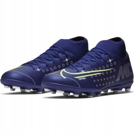 Nike Mercurial Superfly 7 Club Mds FG / MG M BQ5463 401 nogometna cipela mornarsko plava plava 1