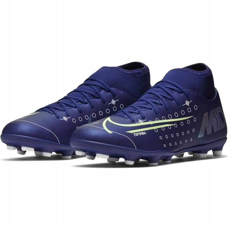 Nike Mercurial Superfly 7 Club Mds FG / MG M BQ5463 401 nogometna cipela tamnoplava plava 1