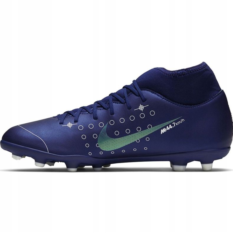 Nike Mercurial Superfly 7 Club Mds FG / MG Jr BQ5418 401 nogometne cipele mornarsko plava plava 2