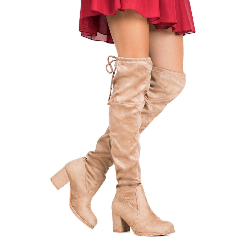 J. Star Klizne čizme na postu smeđa 1