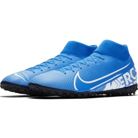 Nike Mercurial Superfly 7 Academy M Tf AT7978 414 nogometne cipele višebojan plava 2