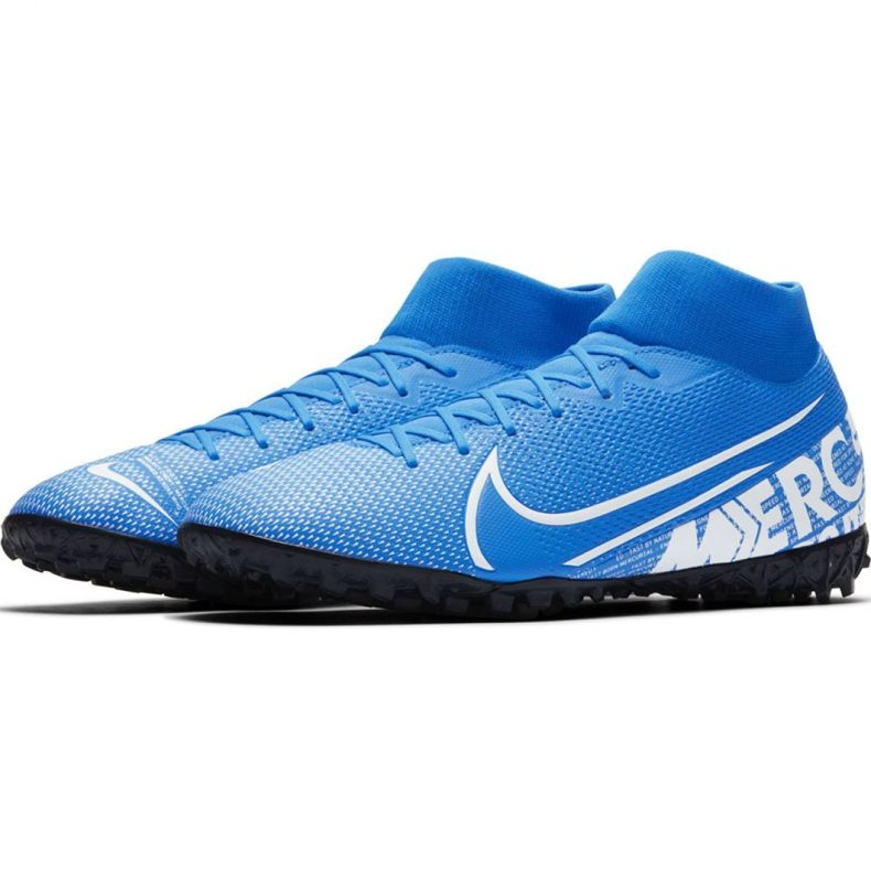 Nike Mercurial Superfly 7 Academy M Tf AT7978 414 nogometne cipele višebojan plava 2