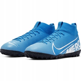 Nike Mercurial Superfly 7 Academy Tf Jr AT8143 414 patike za nogomet višebojan plava 2