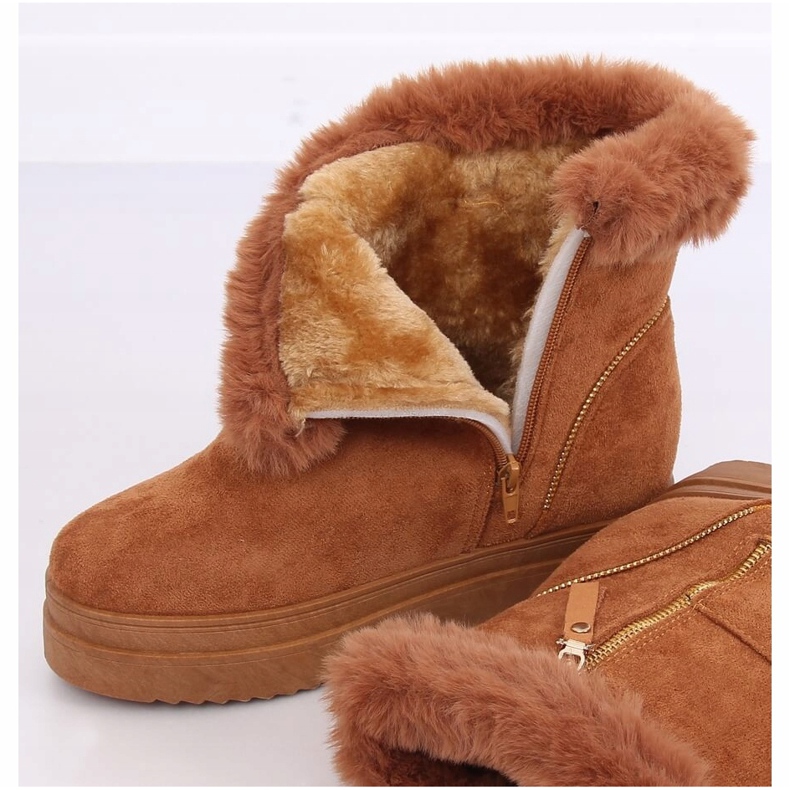 Čizme za snijeg na devinom krznu PP-30 Krzno devine smeđa 1